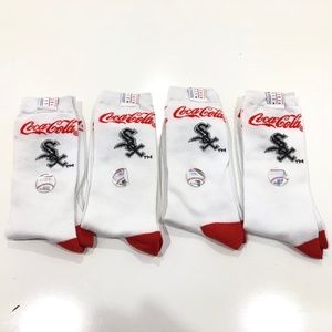Official MLB Chicago White Sox & Coca-Cola Socks 4